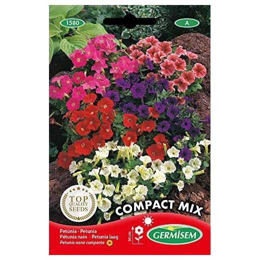 Germisem Compact Mix Graines de Pétunia 0.2 g EC1580 Multicolore