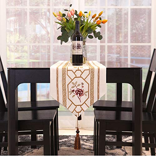 Nappe de restaurant et table de thé MU en coton brodé pour hôtel