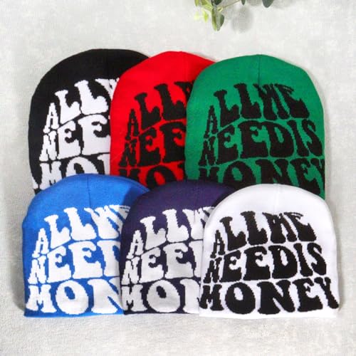 2THESTARS Y2K Beanie for Men Women Knitted Hat Winter Cap Streetwear Design Warm Casual Skullies Cold Weather Knit Outdoor - Red - image 4