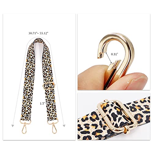 Image of TANOSII Wide Purse Strap Adjustable Replacement Shoulder Crossbody Strap Handbag Strap