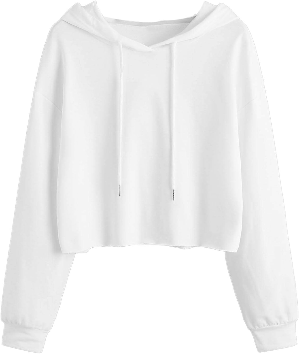 notwild Women's Cropped Hoodie Casual Workout Crop Sweatshirt Winter wear-picture-37