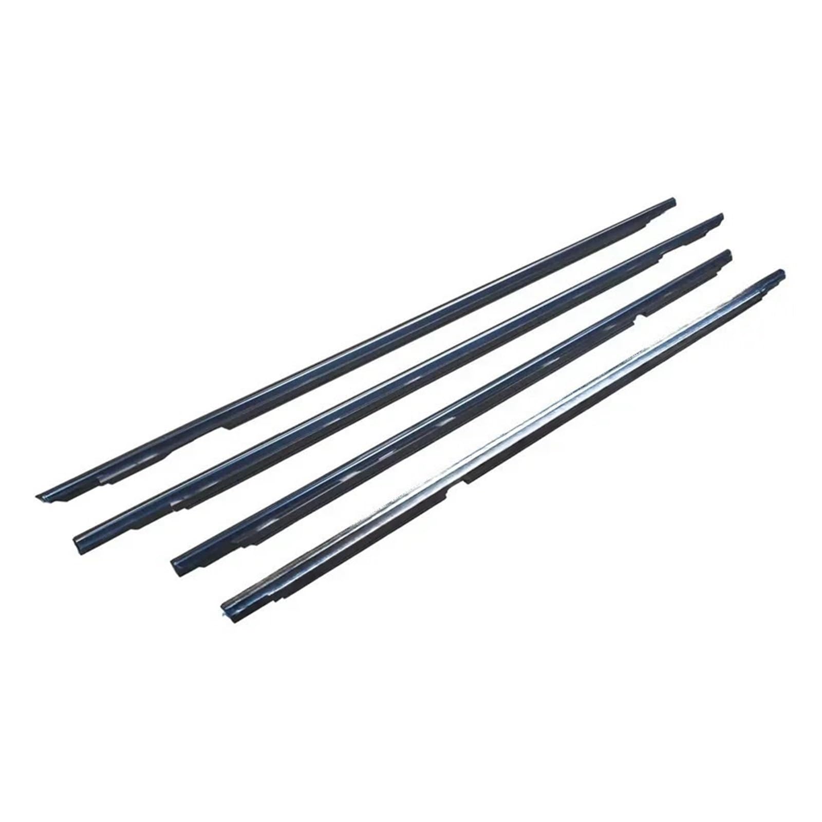 Toudayuhp Chrome 4Pcs/Set Car Door Window Glass Weatherstrip Compatible With Lc80 Fzj80 Lx450 75710-60021 1990-1998(Chrome)