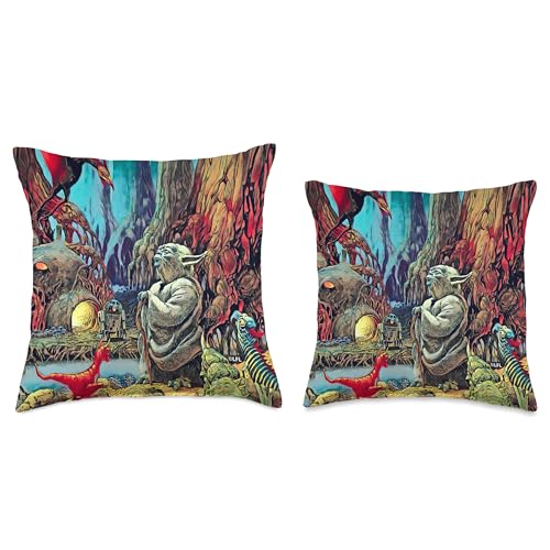 Coussin Star Wars Yoda R2-D2 Dagobah protège-dos confortable multicolore