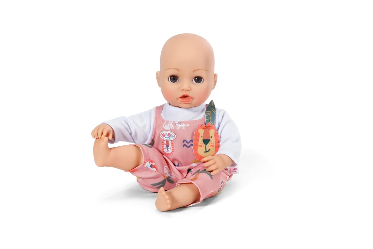 BABY born Żaba z długim rękawem i wzorami w dżungli - Wysokiej jakości akcesoria dla lalek - Odzież odpowiednia dla lalek 43 cm