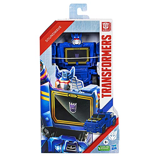 Transformers Authentics, Figura Soundwave, Azul
