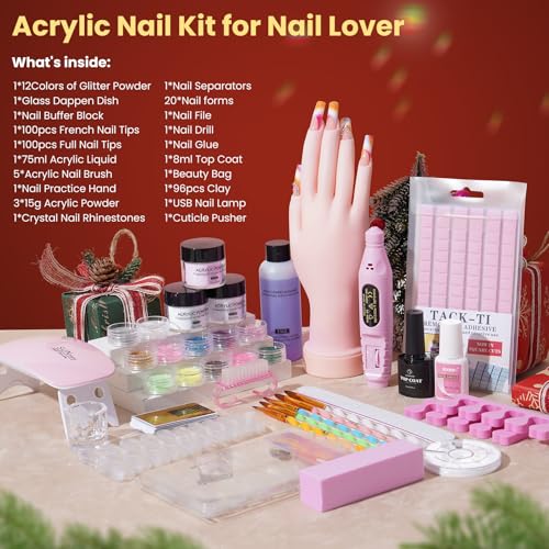 Kit de uñas para principiantes con todo incluido miniatura 2