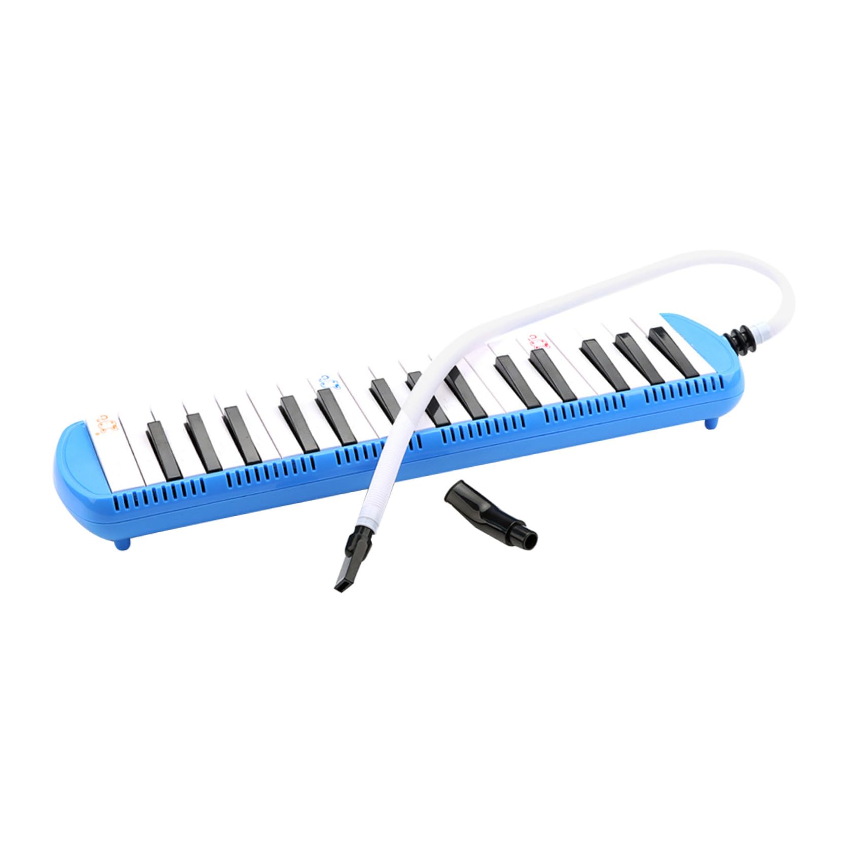 ERINGOGO Melodica Anfängerfreundlich Langer Schlauch und Kurzes Mundstück Musikinstrument mit 32 Tasten Kunststoff Tragbar für Party und Unterwegs