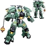 HIGH GODO Alien Mech Xenomorph Warrior Building Sets for Adult, Horror Action Figure Toy with Base,Gifts for Teens Aged 14+, Perfect for Birthdays Christmases Halloweens, 882 Pieces