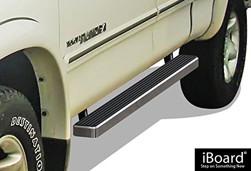 Aps Ibty5939 Silver 4" Running Board Side Step (Iboard Third Generation, For Selected Toyota Tundra Access Cab, Aluminum) #TOP16