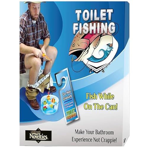 Potty Fisher Toilet Fishing Game - Fairly Odd Novelties - Funny Novelty Gag Joke Bathroom...