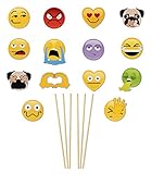 NPW Get Emojinal Selfies Photo Prop Kit, One Size
