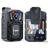 LOSFOM Video Body Camera with Audio: WD1 2100mAh Battery with 10Hrs Recording, Affordable Body Camera with Night Vision, for Law Enforcement, Delivery, Security Patrols, and Outdoor Monitoring (256GB)