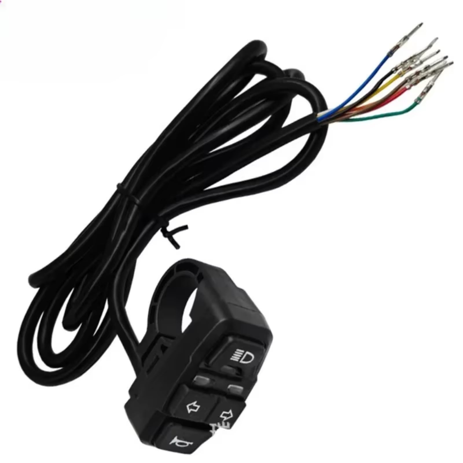 Interruttore Manubrio Da Moto Per Interruttore ON/OFF Universale Per Bici Elettrica Da 36 V. 3 In 1 Faro Indicatore Di Direzione Avvisatore Acustico Manubrio Kill Interruttore