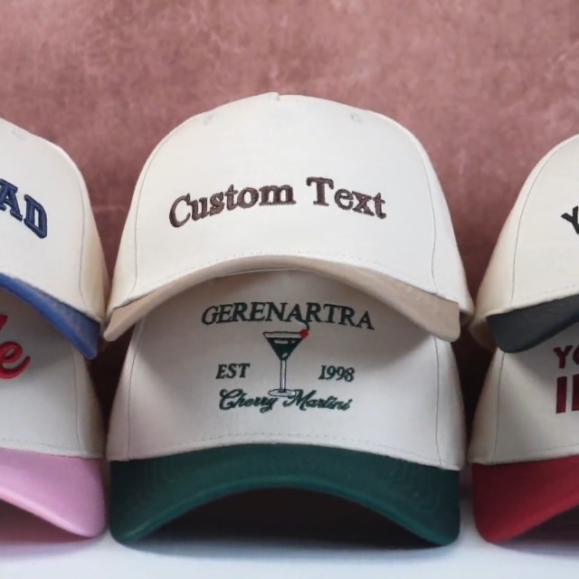 Gorra personalizable bordado multicolor para hombre miniatura 7