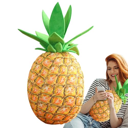 Ananas en peluche oreiller de voyage confortable pour voiture et salon
