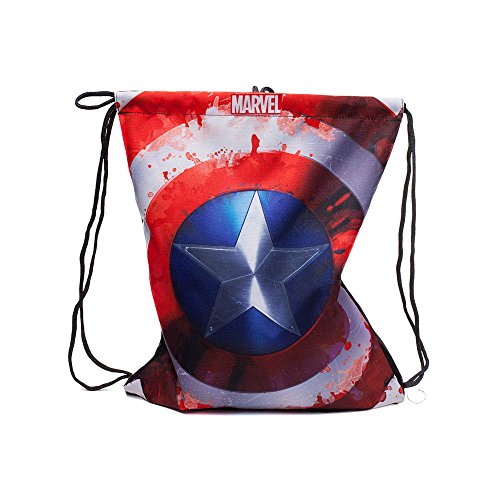 Bioworld Assassins Creed Origins Gold Crest Logo Gym Sac fourre-Tout, Rouge (Rouge) - BIO-CI077202MVL