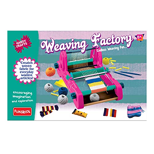 Handycrafts Funskool Weaving Factory, DIY Kit, Art and Craft Set for Kids, Creativity, Learning, Engaging Fun Activity for Childrens, Multicolour, Gift Set for Kids, Age 6+ Years - Image 2 thumbnail