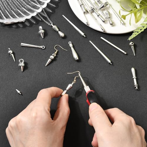 Breloques tibétaines de batte de baseball pour fabriquer des boucles - 5