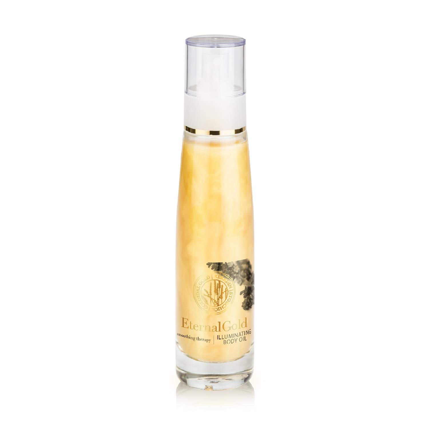 ORGANIQUE Premium Beauty Dry Body Oil with 24k Gold - Hydrating, Brightening, Nourishing, 100 ml (Pack of 1)