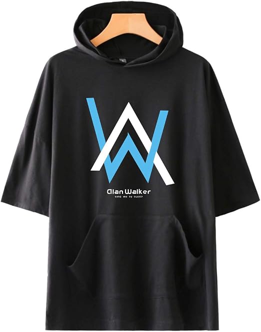 Amazon Pandolah メンズ スポーツウェア Tシャツ 半袖 パーカー プルオーバー Alan Walker アラン ウォーカー Faded 夏服 トレーナー パーカー 通販