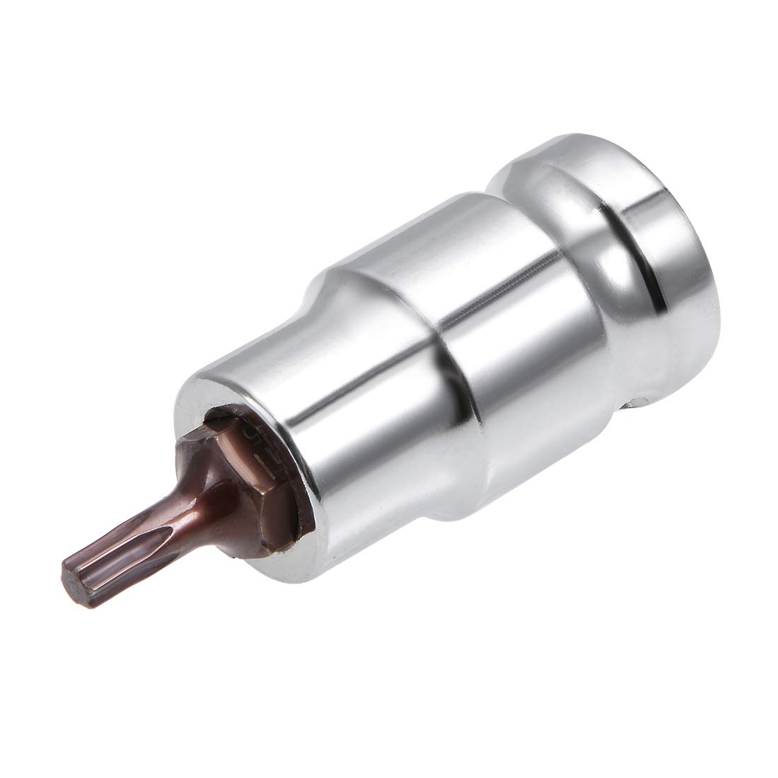 sourcing map 1/2-Inch Drive T25 Torx Bit Socket S2 Steel 55mm Length