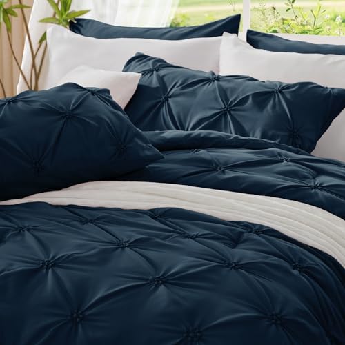 Image of BEDELITE King Comforter Set Navy,Lightweight & Soft Comforter