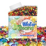 【Umfangreiche Anwendung】 Die Wasserperlen eignen sich für Heimdekoration, Hochzeitsmittelstücke, Babypartys, Kinderbecken, Tischspielzeug, Pflanzendekoration, taktiles Spielzeug, Vasenfüller, Fußbad, Vorschulkinderaktivitäten, Kinderfarberkennung, Zählen, Feinmotorik, wildes Phantasietraining, Sprachentwicklung.