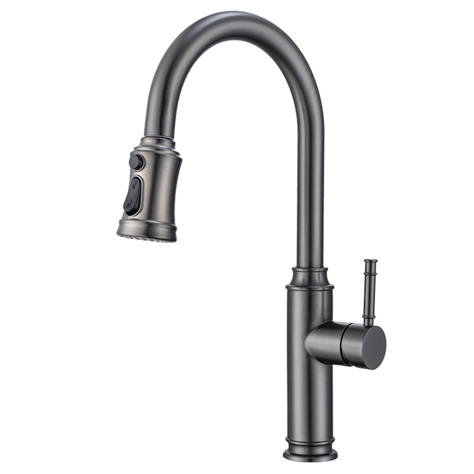 Grifo de cocina extraíble con cabezal giratorio de 360 grados