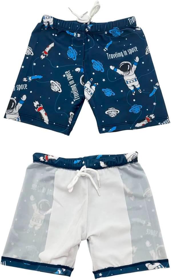 Bubble Berry Boys 3-Piece Swimwear Set, Navy Blue, 4-5 Years 1