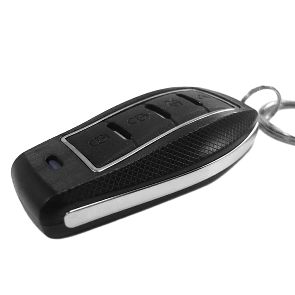 UniV/e*rsal Dispositif d'alarme de voiture, UniV/e*rsal Dispositif d'alarme automatique à vibrations à télécommande, convient pour les voitures DC 12 V