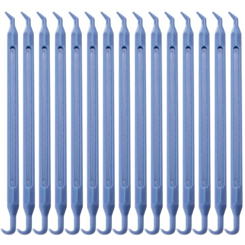 15 Pcs 5.5 Inch Plastic O Ring Pick Set Non Scratch Tool, Blue