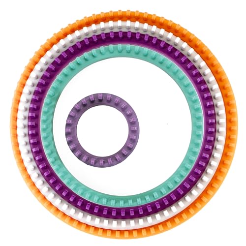 Knitting Board Ultra Round Loom Set, 5-Piece Kit