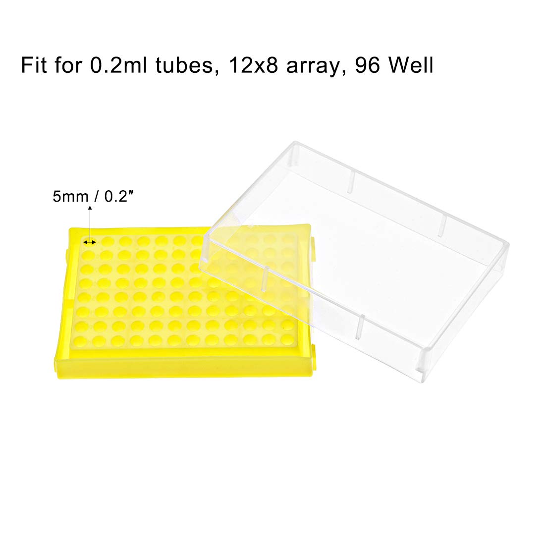 Capsule Filling Tray 10-Pack Microcentrifuge Tube Racks - 5 Color Lab ...
