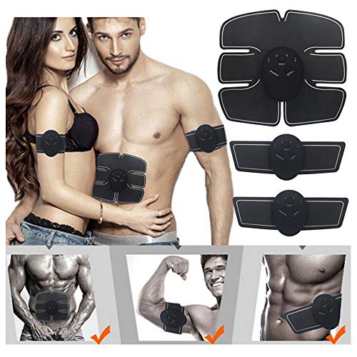 Estimulador Tonificador Muscular 3 em 1 Abdomen, Bracos, Pernas, Ems Fit Control Smart Fitness Prati