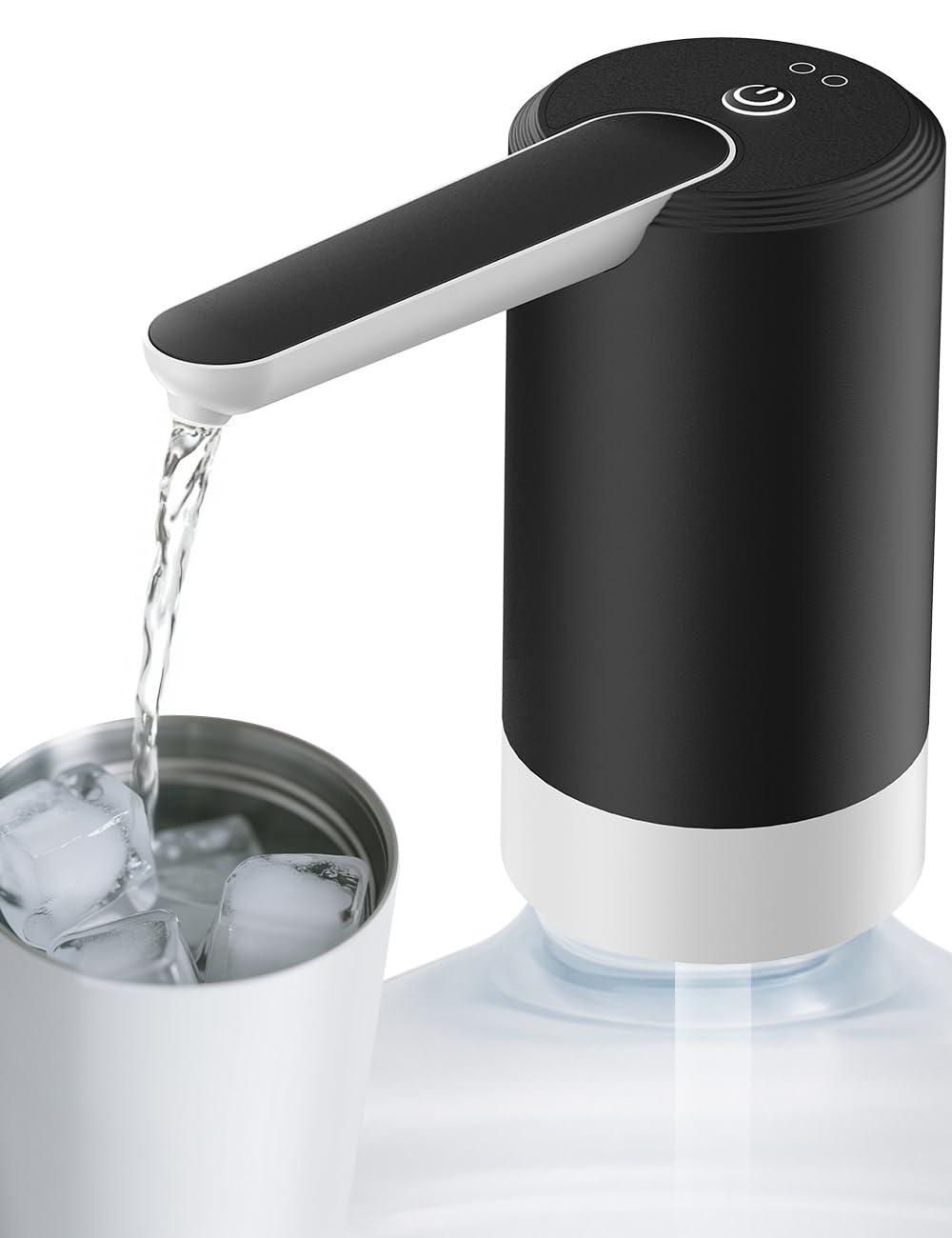 COSTAR Water Dispenser Pump for 20 Litre Bottle, Portable Water Dispenser with Removable Spout, USB Rechargeable Water Pump with 1.5L/Min Fast Flow,1200 mAh Battery, Kingfisher 4 Pro, Black-image-22