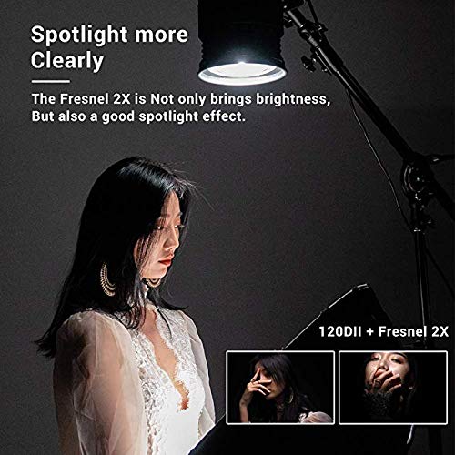Amazon.com : Aputure Fresnel 2X Lens Mount for Aputure 120D ii 
