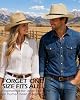 Zylioo XL/XXL Cowboy Sun Hats Large Straw Hat Summer Western Hat UPF50+ Sun Protection for Beach Hiking #5