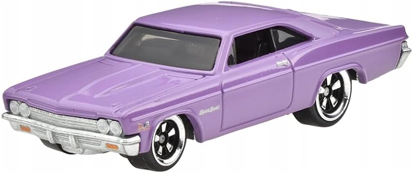 Hot Wheels Fast And Furious Auto 1966 Chevrolet Impala Diecast Model 164 Scale - 7cm Long - HRW53