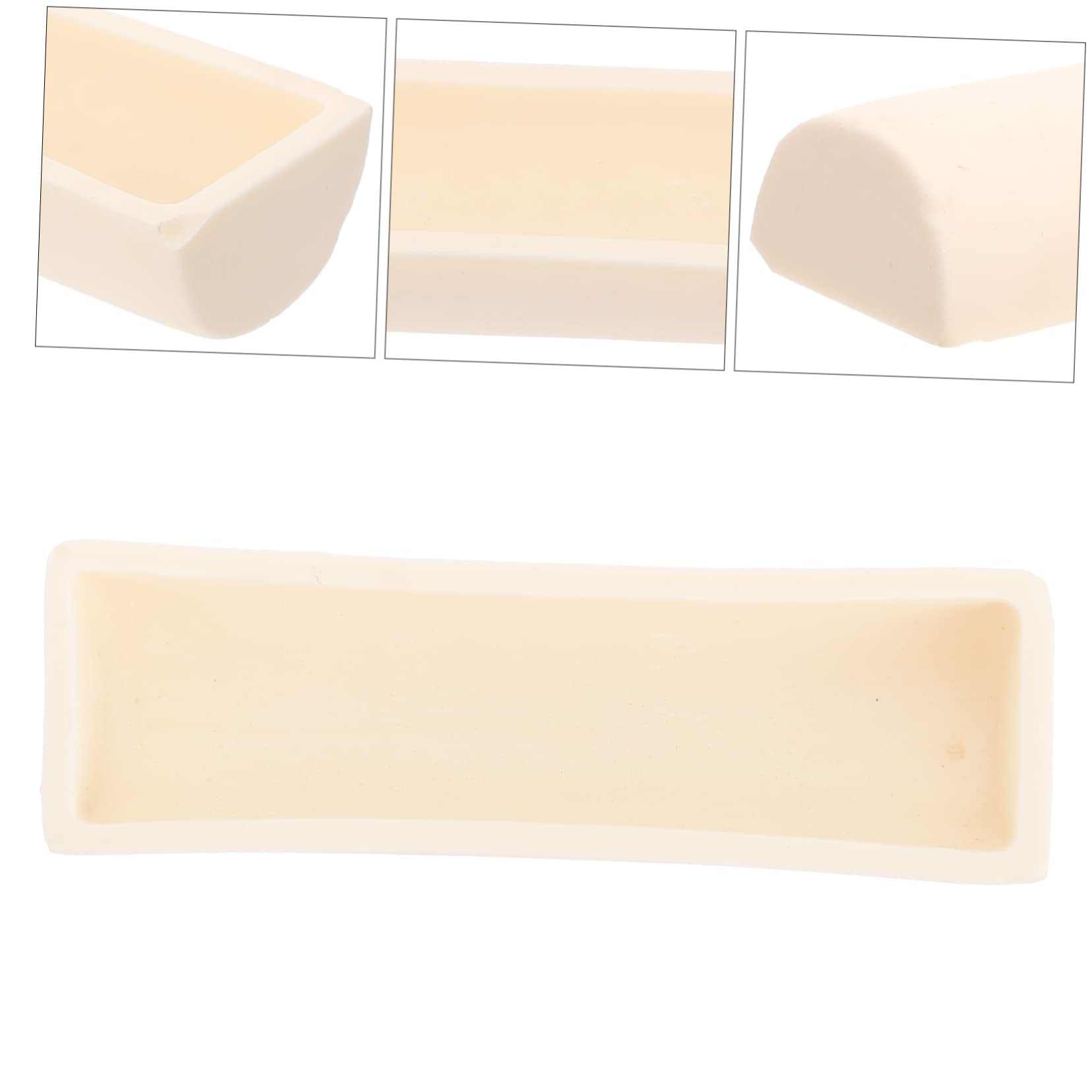 KICHOUSE Alumina Semicircle Boat Crucible Corundum Ark Tube Furnace Compatible for 1800?