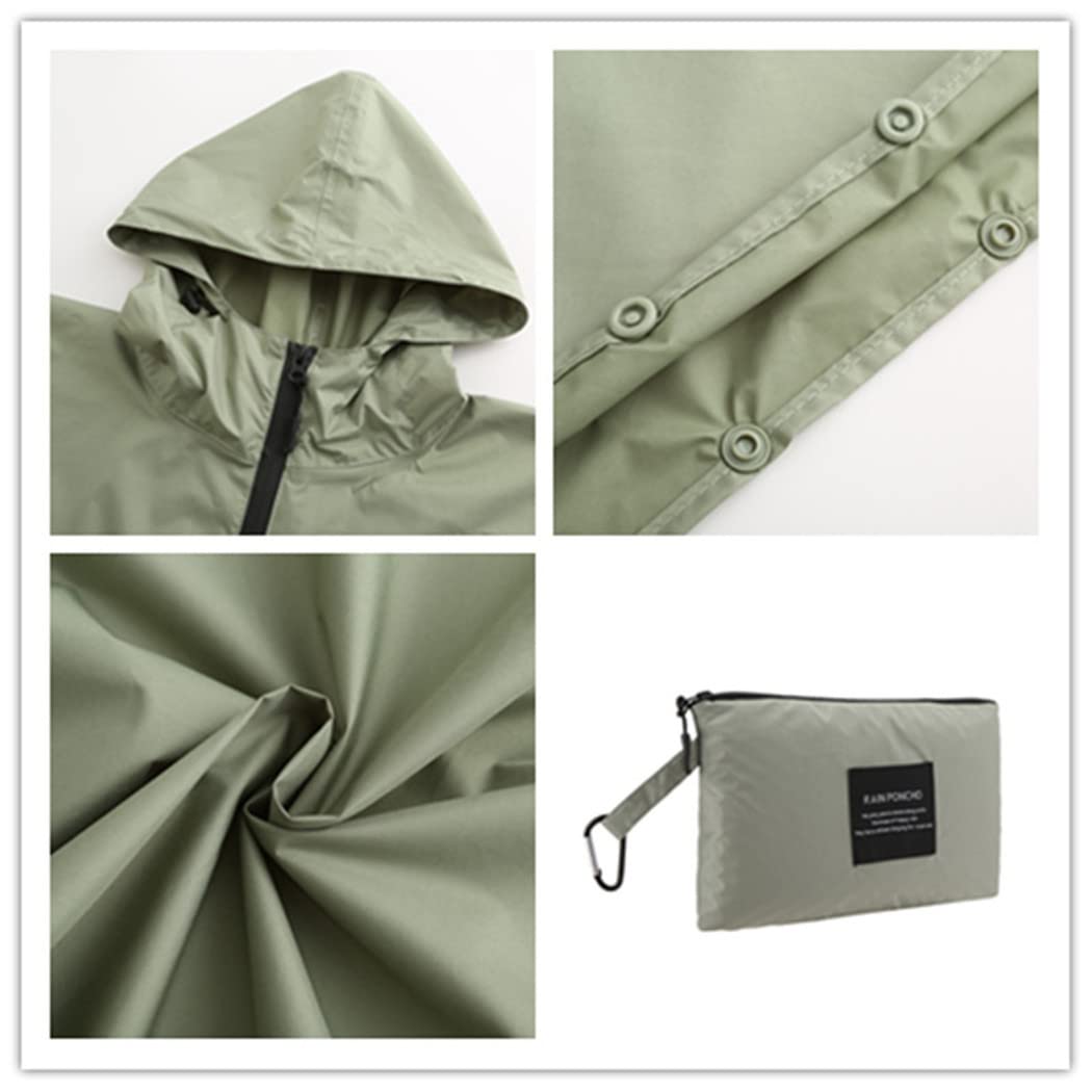 Poncho de pluie imperméable multicolore for hommes et femmes, randonnée en plein air
