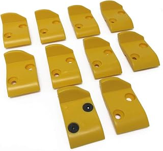 10x Yellow Leverless Mount Head Inserts Kit for CORGHI, Hunter TCX Tire Changer