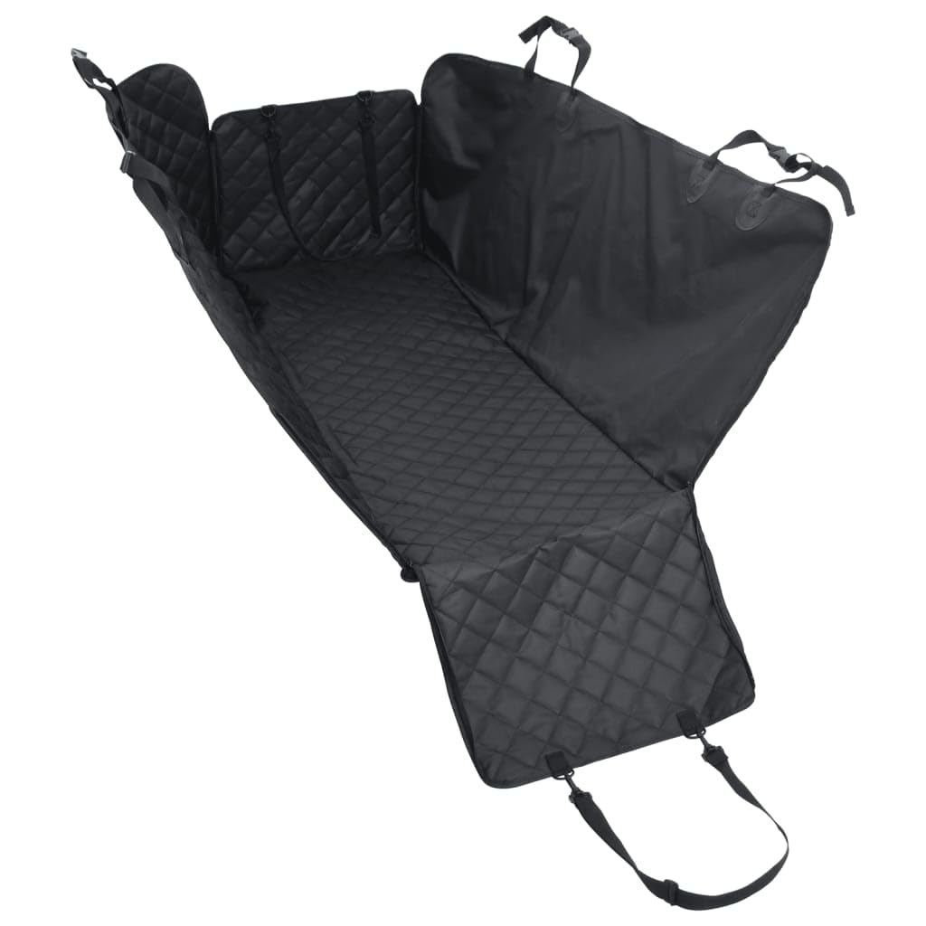 Funda para asiento de coche para perros, protector de asiento trasero universal antideslizante y antiarañazos, hamaca para mascotas de tela Oxford 600D, 137x46x50 cm, 4 capas, para perros medianos y g