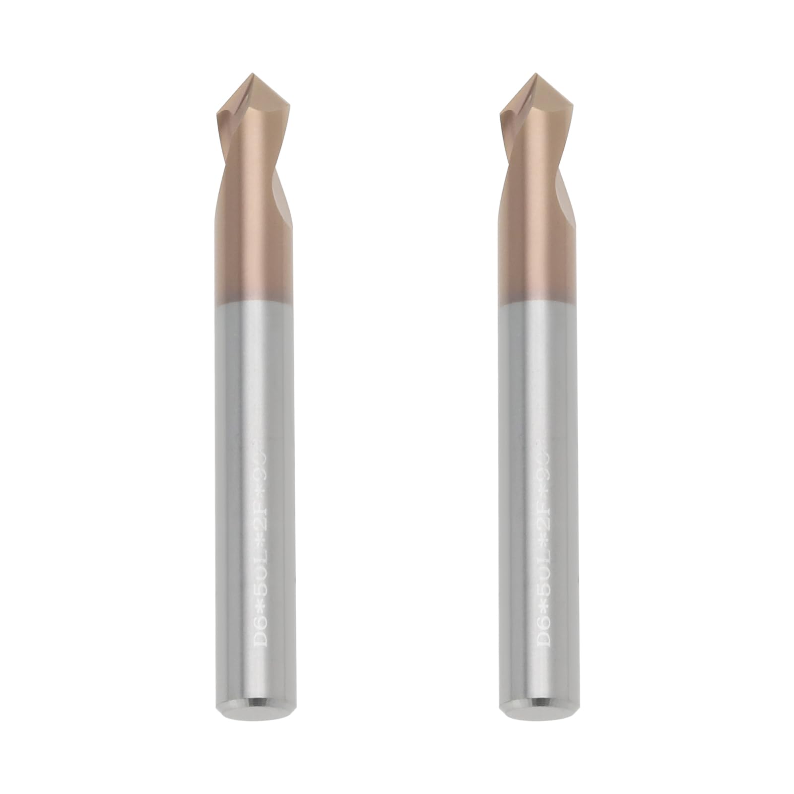 2 Frese A 90° Per Legno - 6mm Con Rivestimento TiSiN, Per Intaglio, Incisione E Smussi CNC - Foto 5