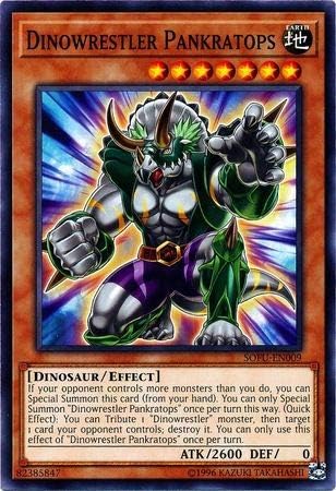 Yu-Gi-Oh! - Dinowrestler Pankratops - SOFU-EN009 - Soul Fusion - Edición ilimitada - Común