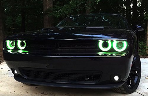 Kit de iluminación ambiental LED RGBW multicolor para Dodge Challenger 2015-2023 miniatura 4