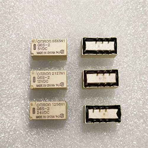 Relais G6S-2 24VDC Dip8 commutation stable pour cartes électroniques