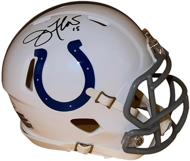 Joe Flacco Signed Mini Helmet JSA
