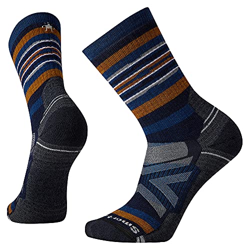 Smartwool Sw001619092Xl Hike Full Cushion Rail Stripe Crew Socks Deep Navy Xl #TOP18