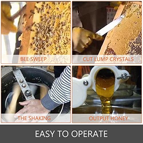 Manuelle Honigschleuder 3 Rahmen Honey Extractor Honig Extraktor Handkurbel Handhonigschleuder Manual Bienenzucht… – Bild 8