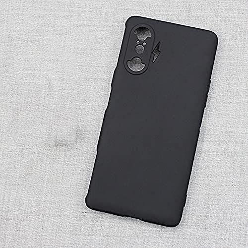 Image of Mobile Back Cover Case for Xiaomi Redmi Poco F3 (Silicone Case|CameraProtection|Black SC1510)